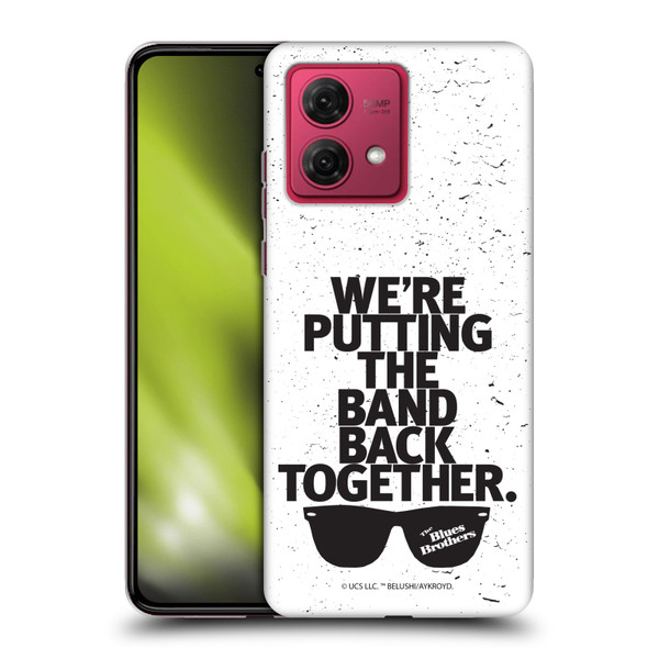 The Blues Brothers Graphics The Band Back Together Soft Gel Case for Motorola Moto G84 5G