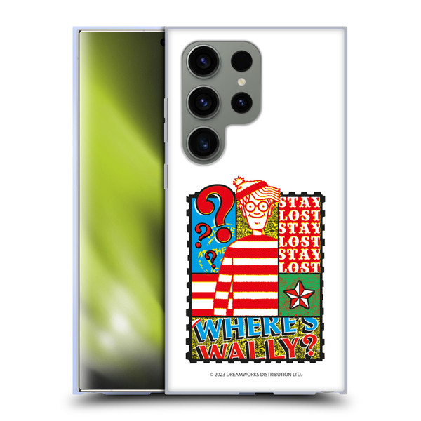 Where's Wally? Graphics Stay Lost Soft Gel Case for Samsung Galaxy S24 Ultra 5G
