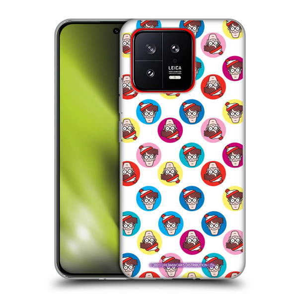Where's Wally? Graphics Face Pattern Soft Gel Case for Xiaomi 13 5G