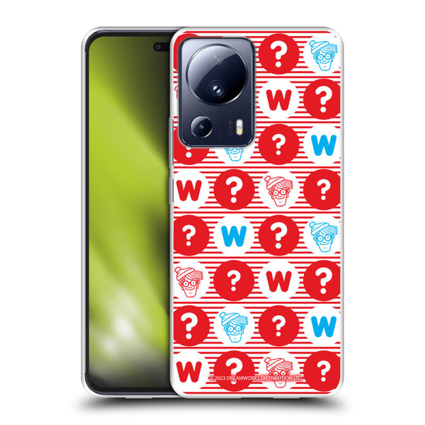 Where's Wally? Graphics Circle Soft Gel Case for Xiaomi 13 Lite 5G
