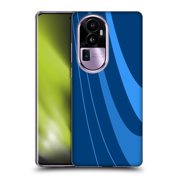 Ameritech Graphics Blue Mono Swirl Soft Gel Case for OPPO Reno10 Pro+