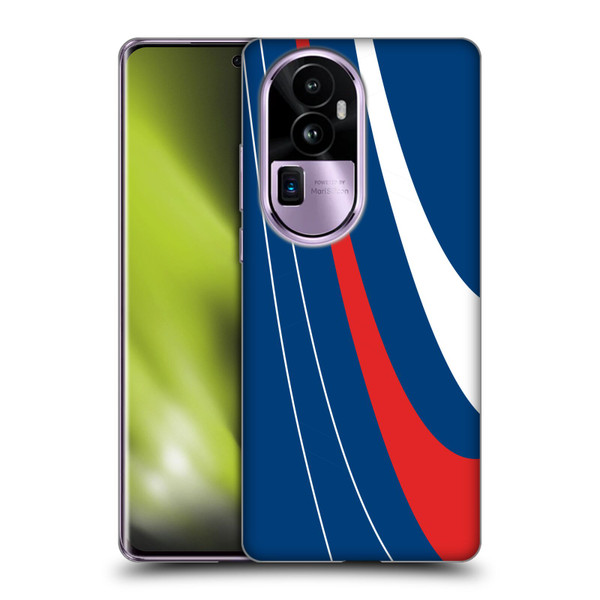 Ameritech Graphics Red And White Swirl Soft Gel Case for OPPO Reno10 Pro+