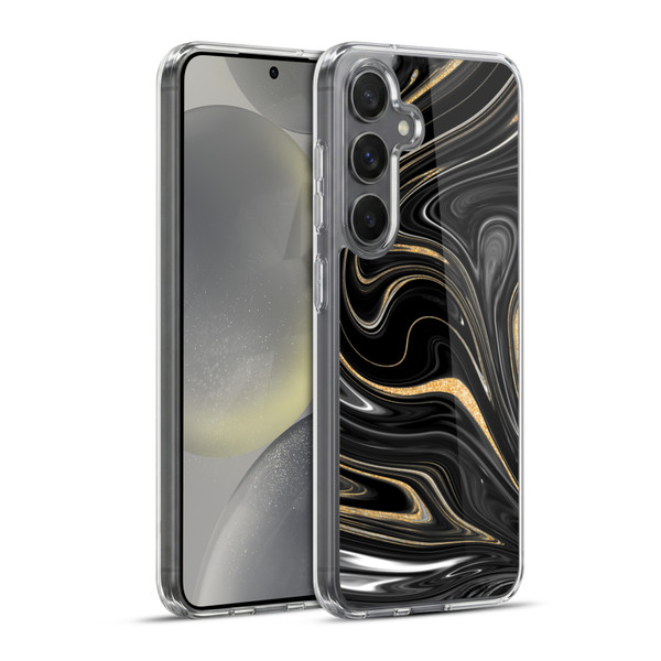 Ameritech Graphics Marble Agate Soft Gel Case for Samsung Galaxy S24+ 5G & MagSafe