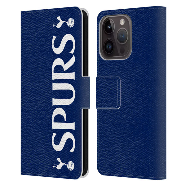 Tottenham Hotspur F.C. Badge SPURS Leather Book Wallet Case Cover For Apple iPhone 15 Pro