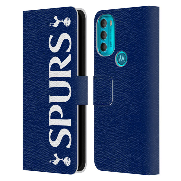 Tottenham Hotspur F.C. Badge SPURS Leather Book Wallet Case Cover For Motorola Moto G71 5G