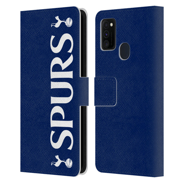 Tottenham Hotspur F.C. Badge SPURS Leather Book Wallet Case Cover For Samsung Galaxy M30s (2019)/M21 (2020)