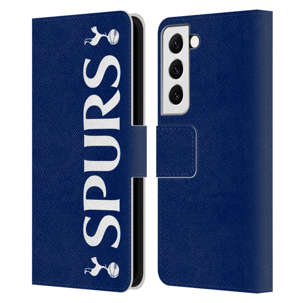 Tottenham Hotspur F.C. Badge SPURS Leather Book Wallet Case Cover For Samsung Galaxy S22 5G