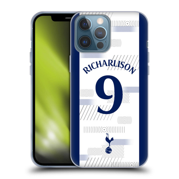 Tottenham Hotspur F.C. 2023/24 Players Richarlison Soft Gel Case for Apple iPhone 13 Pro Max