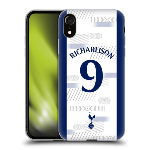 Tottenham Hotspur F.C. 2023/24 Players Richarlison Soft Gel Case for Apple iPhone XR