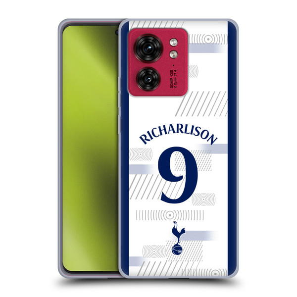 Tottenham Hotspur F.C. 2023/24 Players Richarlison Soft Gel Case for Motorola Moto Edge 40