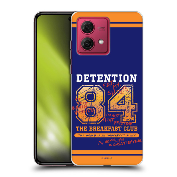 The Breakfast Club Graphics Detention 84 Soft Gel Case for Motorola Moto G84 5G