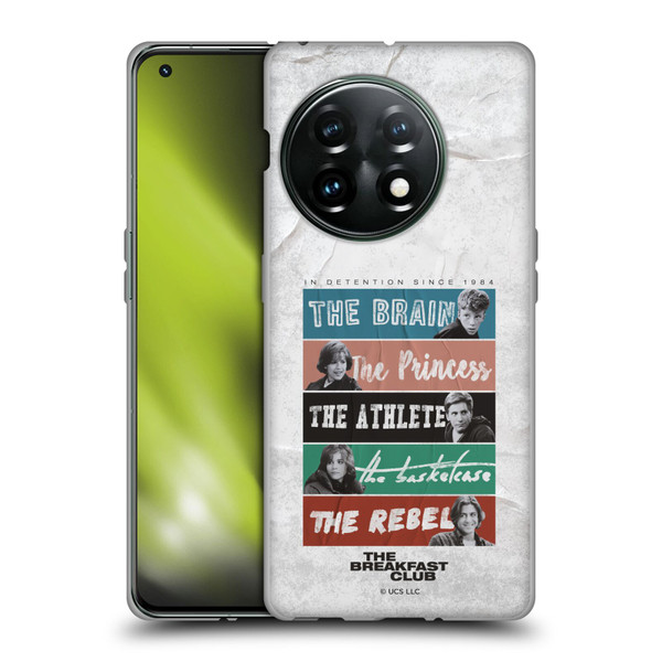The Breakfast Club Graphics In Detention Since 1984 Soft Gel Case for OnePlus 11 5G