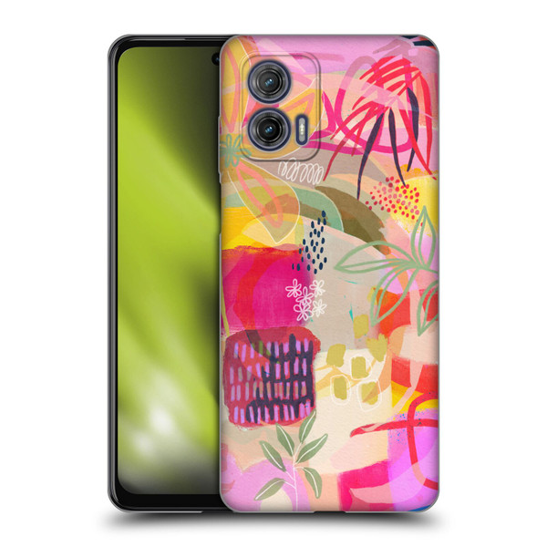 Suzanne Allard Floral Art You Are Loved Soft Gel Case for Motorola Moto G73 5G