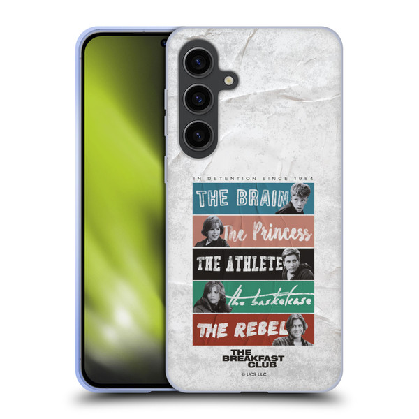 The Breakfast Club Graphics In Detention Since 1984 Soft Gel Case for Samsung Galaxy S24+ 5G