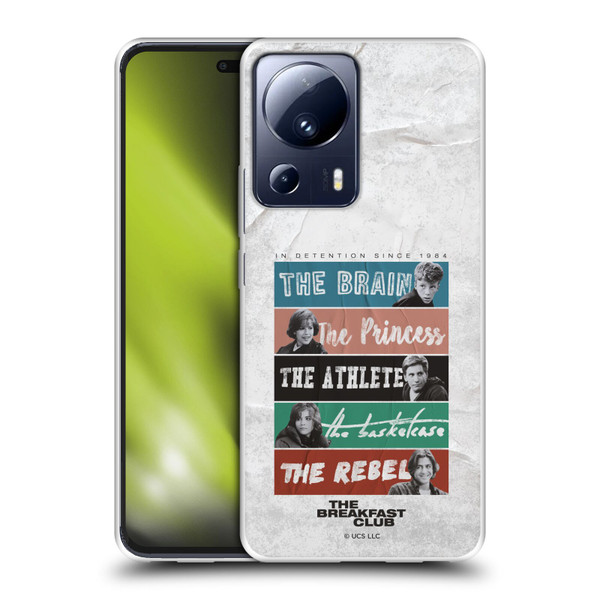 The Breakfast Club Graphics In Detention Since 1984 Soft Gel Case for Xiaomi 13 Lite 5G