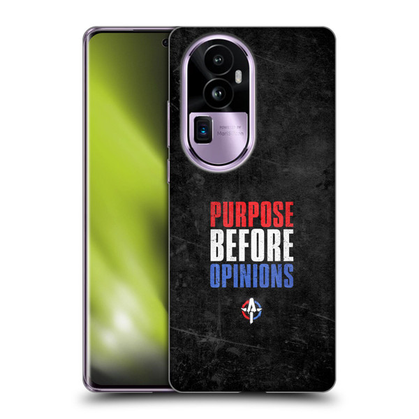 WWE Austin Theory Purpose Before Opinions Soft Gel Case for OPPO Reno10 Pro+