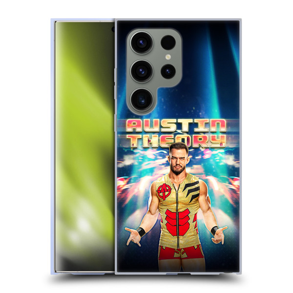 WWE Austin Theory Portrait Soft Gel Case for Samsung Galaxy S24 Ultra 5G