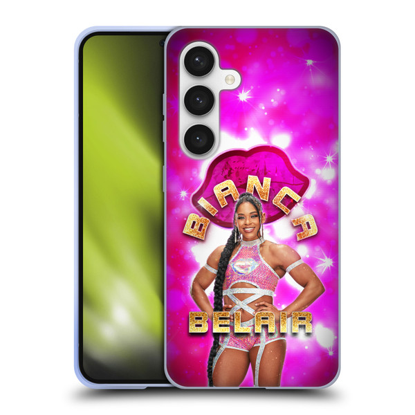 WWE Bianca Belair Portrait Soft Gel Case for Samsung Galaxy S24 5G