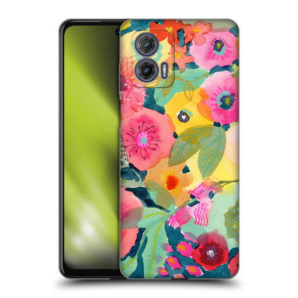 Suzanne Allard Floral Graphics Delightful Soft Gel Case for Motorola Moto G73 5G