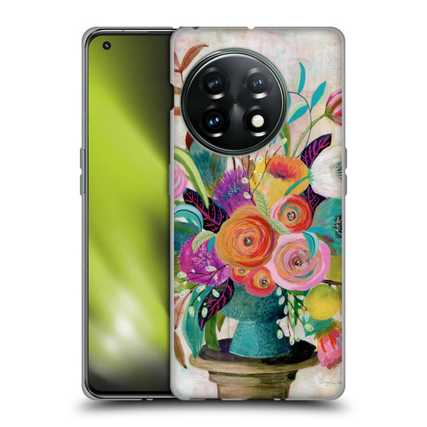 Suzanne Allard Floral Graphics Charleston Glory Soft Gel Case for OnePlus 11 5G