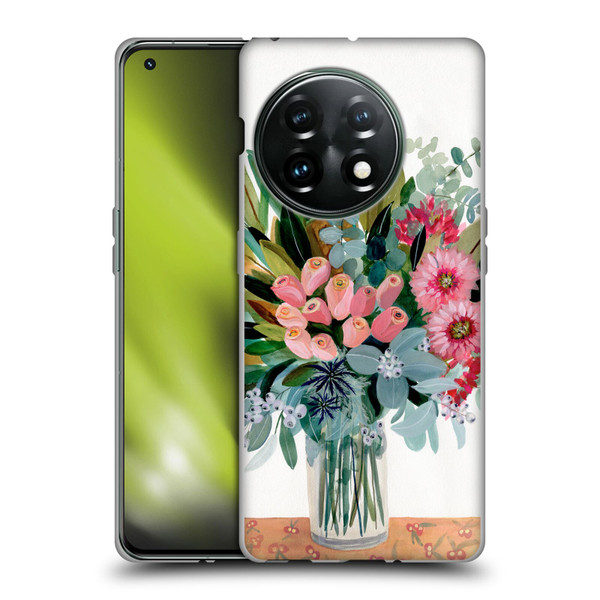 Suzanne Allard Floral Graphics Magnolia Surrender Soft Gel Case for OnePlus 11 5G