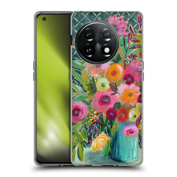 Suzanne Allard Floral Graphics Hope Springs Soft Gel Case for OnePlus 11 5G
