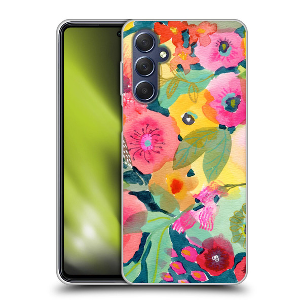 Suzanne Allard Floral Graphics Delightful Soft Gel Case for Samsung Galaxy M54 5G