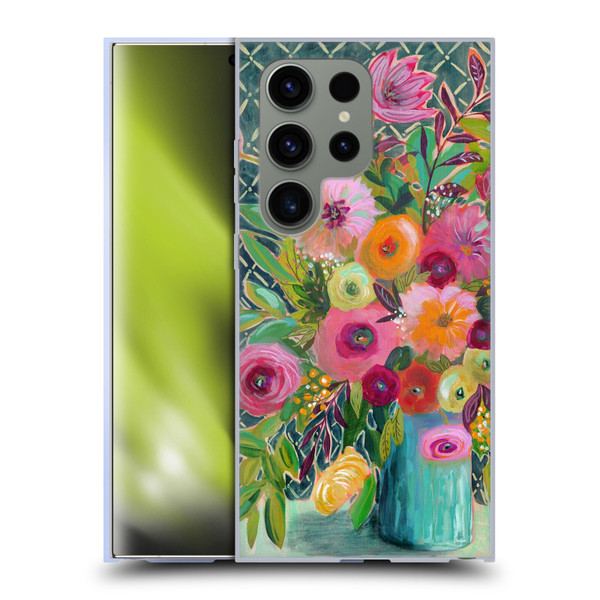 Suzanne Allard Floral Graphics Hope Springs Soft Gel Case for Samsung Galaxy S24 Ultra 5G