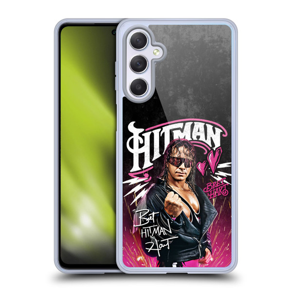 WWE Bret Hart Hitman Graphics Soft Gel Case for Samsung Galaxy M54 5G