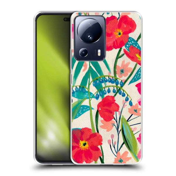 Suzanne Allard Floral Graphics Garden Party Soft Gel Case for Xiaomi 13 Lite 5G