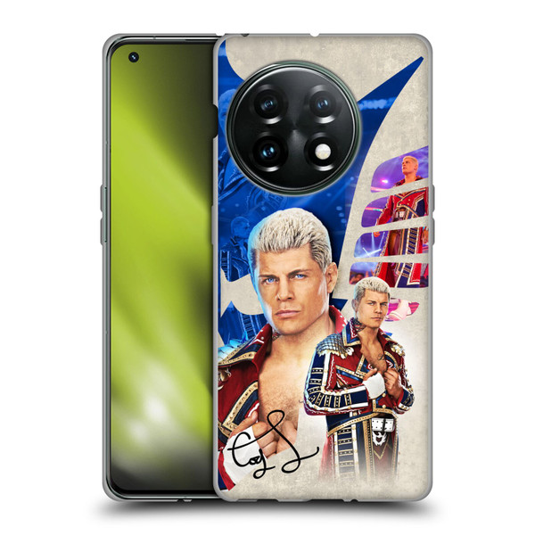 WWE Cody Rhodes Superstar Graphics Soft Gel Case for OnePlus 11 5G