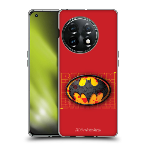 The Flash 2023 Graphics Batman Logo Soft Gel Case for OnePlus 11 5G