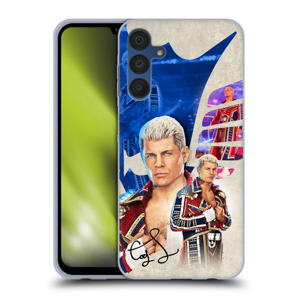 WWE Cody Rhodes Superstar Graphics Soft Gel Case for Samsung Galaxy A15