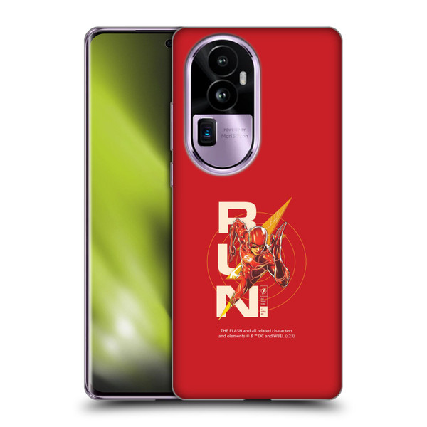 The Flash 2023 Graphics Barry Allen Run Soft Gel Case for OPPO Reno10 Pro+