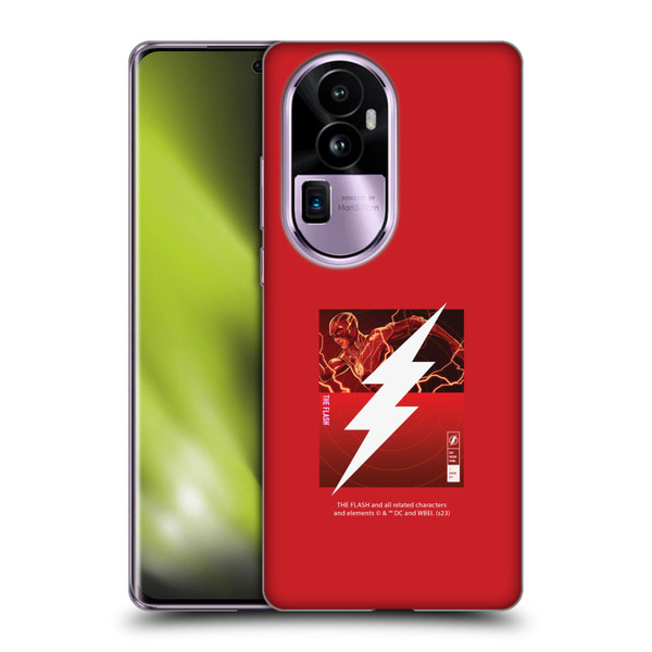 The Flash 2023 Graphics Barry Allen Logo Soft Gel Case for OPPO Reno10 Pro+