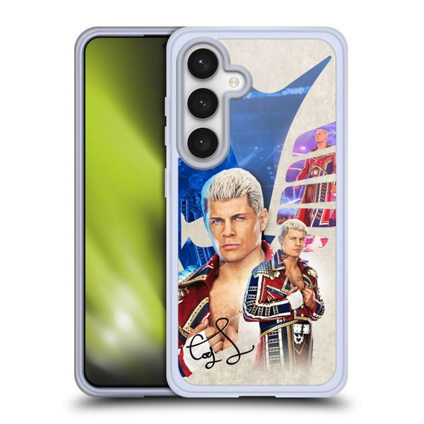 WWE Cody Rhodes Superstar Graphics Soft Gel Case for Samsung Galaxy S24 5G