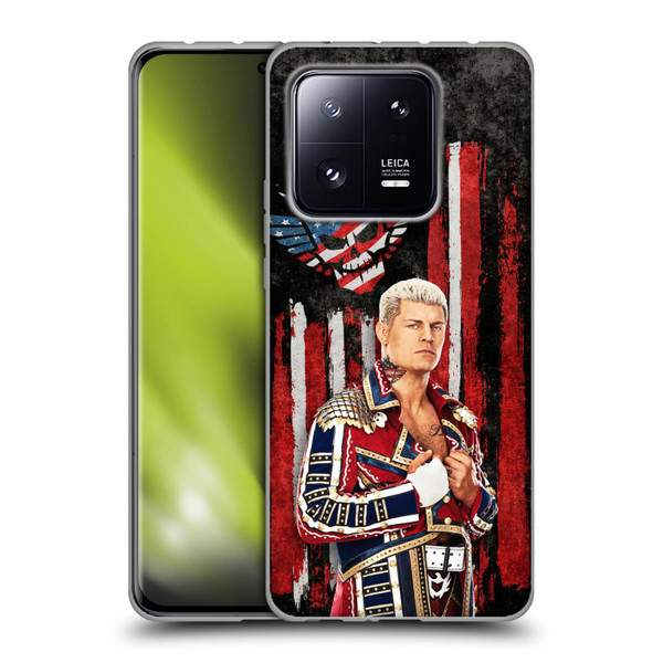 WWE Cody Rhodes American Nightmare Flag Soft Gel Case for Xiaomi 13 Pro 5G