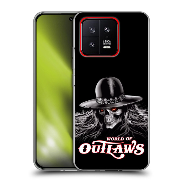 World of Outlaws Skull Rock Graphics Logo Soft Gel Case for Xiaomi 13 5G