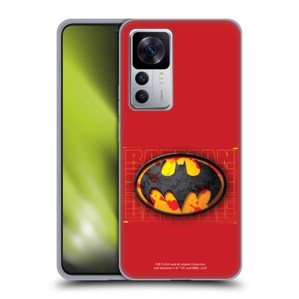 The Flash 2023 Graphics Batman Logo Soft Gel Case for Xiaomi 12T 5G / 12T Pro 5G / Redmi K50 Ultra 5G