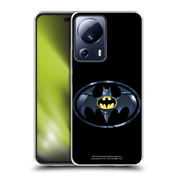 The Flash 2023 Graphics Black Batman Logo Soft Gel Case for Xiaomi 13 Lite 5G