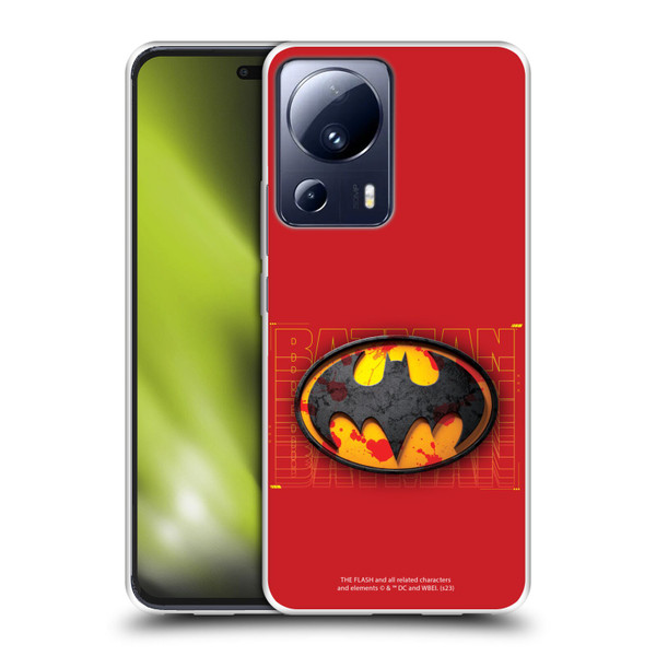The Flash 2023 Graphics Batman Logo Soft Gel Case for Xiaomi 13 Lite 5G