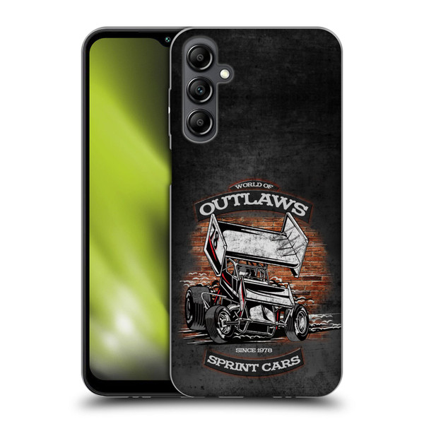 World of Outlaws Western Graphics Brickyard Sprint Car Soft Gel Case for Samsung Galaxy M14 5G