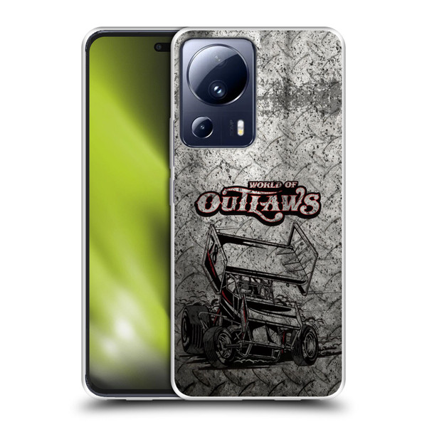 World of Outlaws Western Graphics Sprint Car Soft Gel Case for Xiaomi 13 Lite 5G