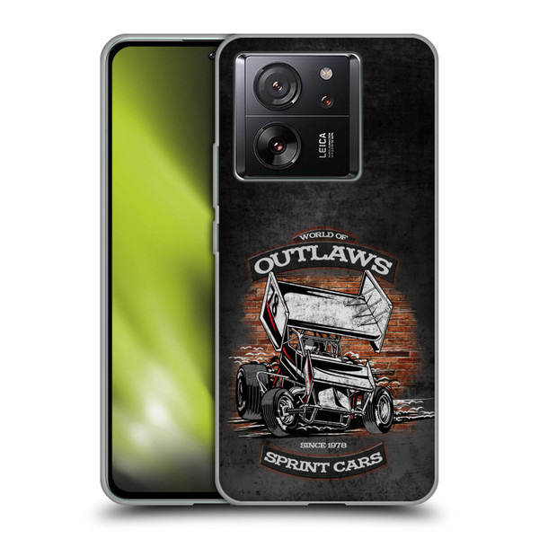 World of Outlaws Western Graphics Brickyard Sprint Car Soft Gel Case for Xiaomi 13T 5G / 13T Pro 5G