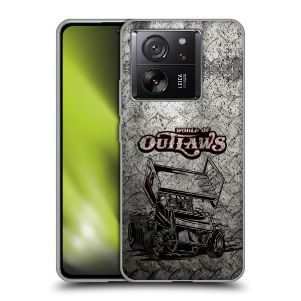 World of Outlaws Western Graphics Sprint Car Soft Gel Case for Xiaomi 13T 5G / 13T Pro 5G