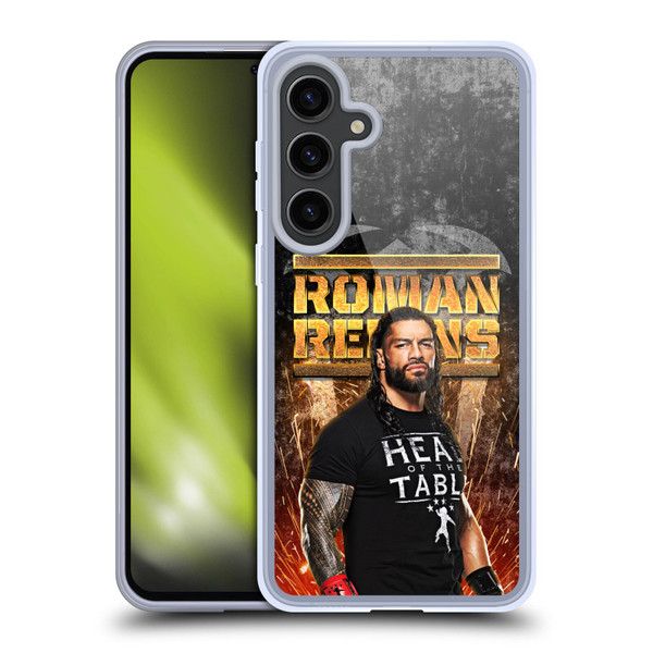 WWE Roman Reigns Grunge Soft Gel Case for Samsung Galaxy S24+ 5G
