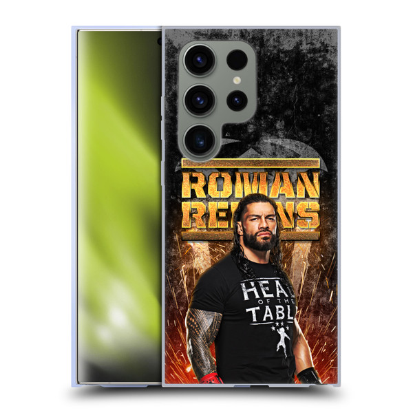 WWE Roman Reigns Grunge Soft Gel Case for Samsung Galaxy S24 Ultra 5G