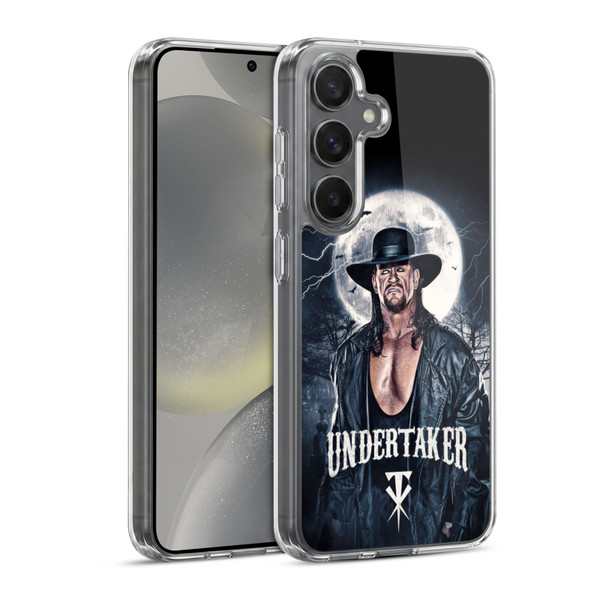 WWE The Undertaker Portrait Soft Gel Case for Samsung Galaxy S24 5G & MagSafe