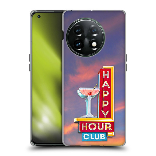 Larry Grossman Retro Collection Happy Hour Club Soft Gel Case for OnePlus 11 5G