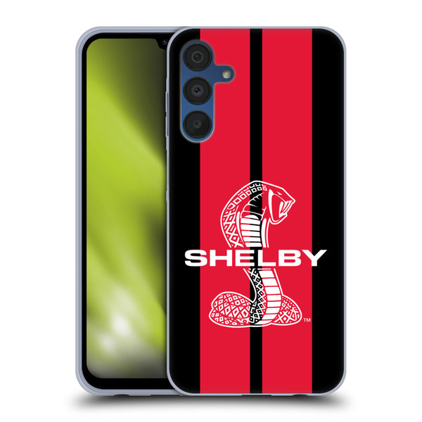 Shelby Car Graphics Red Soft Gel Case for Samsung Galaxy A15
